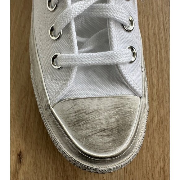 ⭐Rare Converse Chuck 70 Stud Low Edge 8 Women Shoes Sneakers White Punk A07208C⭐ - Picture 11 of 14